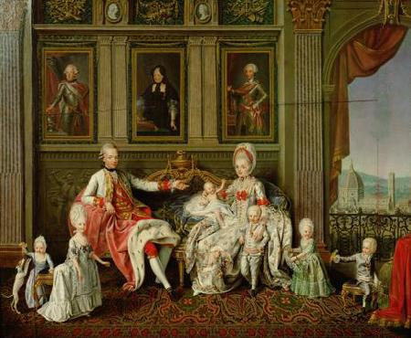 unknow artist Grobherzog Leopold mit seiner Familie oil painting image